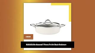 KARACA Bio diamond 7 Pieces Pot Set Basic Cookware