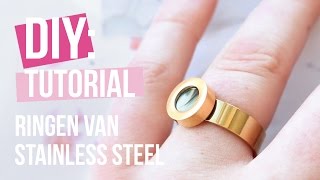 Sieraden maken: Ringen van Stainless Steel ♡ DIY