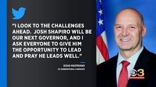 Doug Mastriano concedes to Josh Shapiro in Pa. governor race