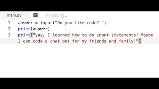 Python: Lesson 3 -- Input Function | SyntaxError