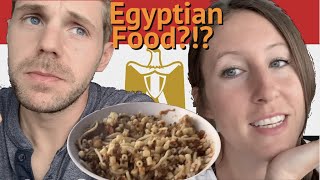 Foreigners try Koshari - the National Dish of Egypt - Egyptian Food - Cairo Egypt Travel Vlog