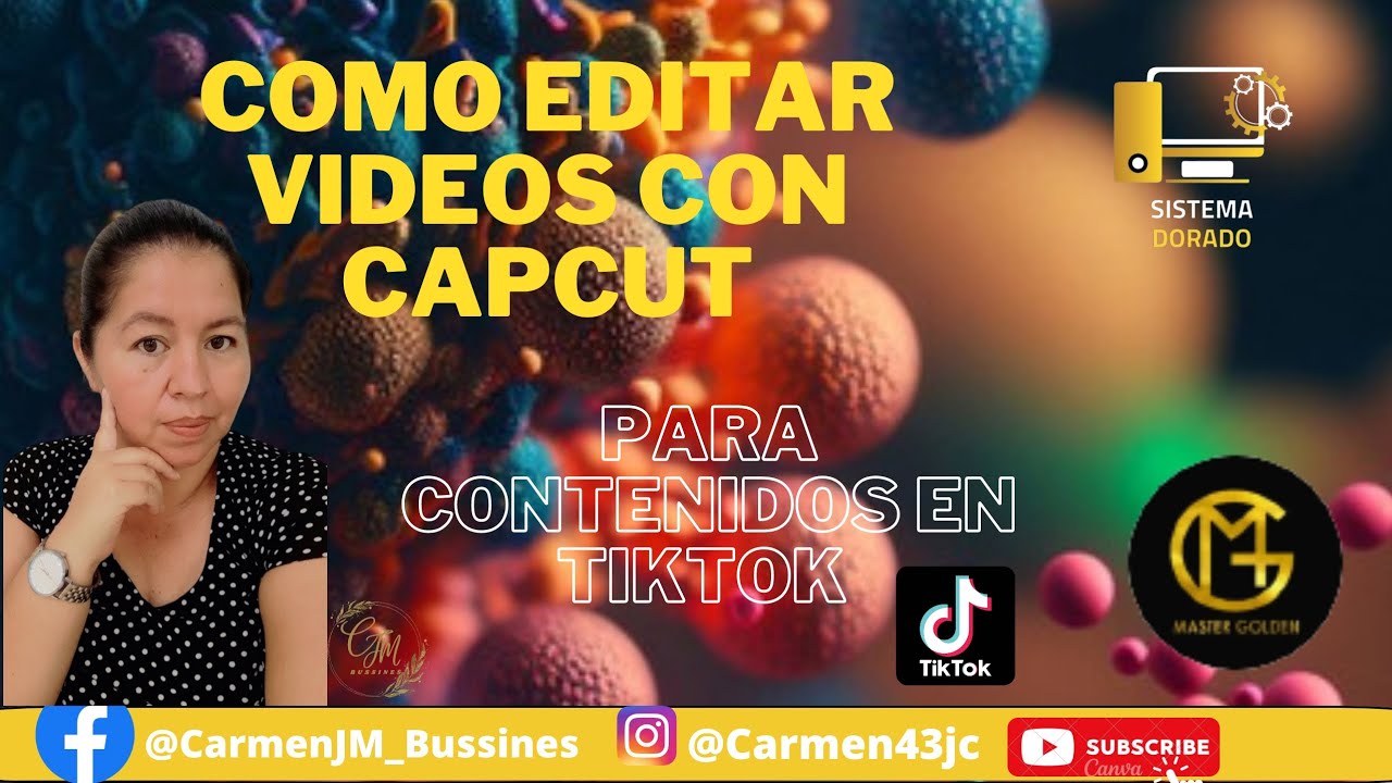 COMO EDITAR VIDEOS EN CAPCUT PARA CONTENIDOS EN TIKTOK - YouTube