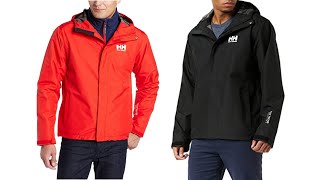 Helly Hansen Men's Seven J Waterproof, Windproof and Breathable Rain Jacket with Hood Review 2022