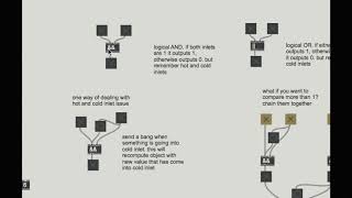 More uses of basic logic objects in Max