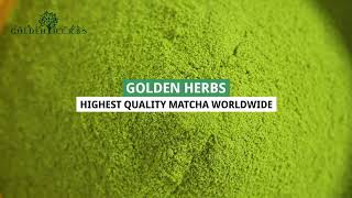 Golden Herbs Culinary \u0026 Ceremonial Matcha