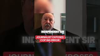 Journalist exposes cop big error 😔🇺🇸