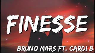 Finesse - Bruno Mars Ft. Cardi B (Lyrics)