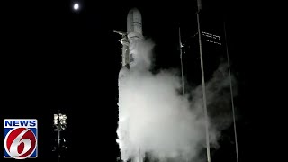 Falcon Heavy lifts off from Kennedy Space Center