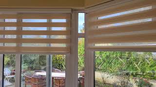 AC Blinds Recharable Motorised Double Roller Blinds