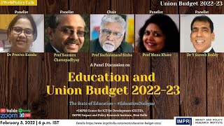 #EducationDialogue | Panel Discussion | Education and Union Budget 2022-23 | Live Video