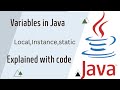 What are Variables in Java | Local , instance and static variable | Full Explanation | The Debugger