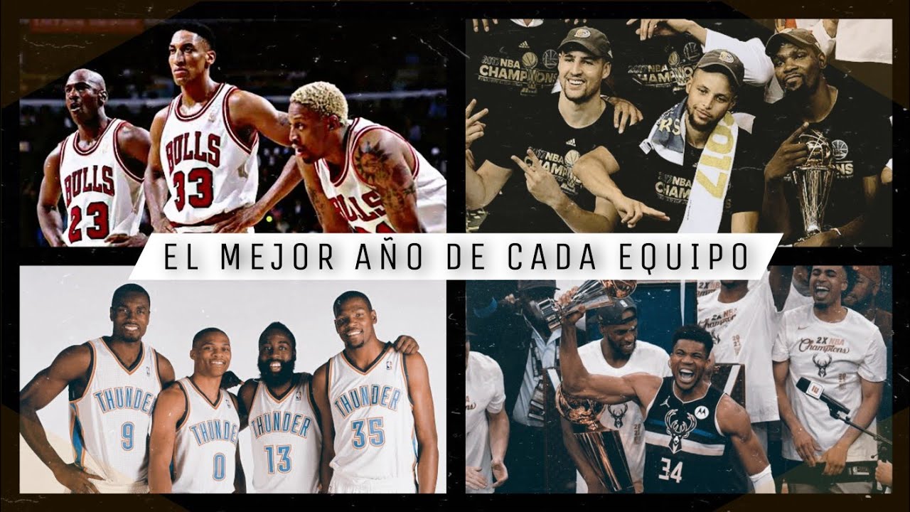 La MEJOR TEMPORADA De TODOS Los Equipos De La NBA 🔥🤠 (su Mejor Año Pues ...