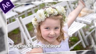 AE「アフターエフェクト」4K Modern Opener Slideshow | Wedding Day | 3Dフォトスライドショー