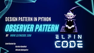 What is Observer Design Pattern in #python with Live example