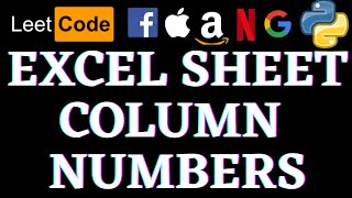 Excel Sheet Column Number | Leetcode Python Solution | Python