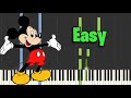 Walt Disney Intro (Piano Tutorial)