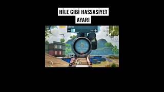 HİLE GİBİ HASSASİYET AYARI #shorts #pubgmobile #pubg #shorts