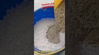 mixing Cement and Styrofoam so that cement crafts are light #shorts