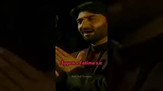 Ayyam e Fatima s.a #fullscreenstatus noha new WhatsApp status Nadeem sarwar 2023