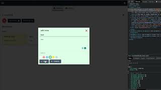 Note taking app project using React tailwind and typescript