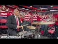 nc state band director dr. paul garcia plays the drums 11.18.24