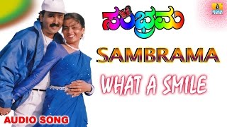 What A Smile | Sambrama Kannada Movie | Ramesh Aravind, Kaveri | Jhankar Music