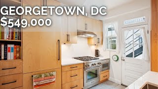 What $549K Buys You in Georgetown, Washington, DC | Stunning Kitchen Remodel