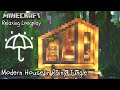 Minecraft Relaxing Longplay [Modern House in a Rainy Jungle]