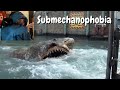 a person with submechanophobia reacts to submechanophobia