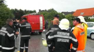 Wohnblöcke von Hochwasser bedroht - Loipersdorf / Fürstenfeld