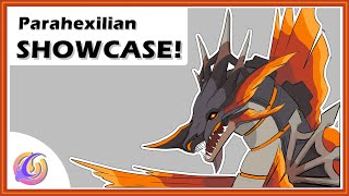 Parahexilian showcase!! {Creatures Of sonaria roblox}