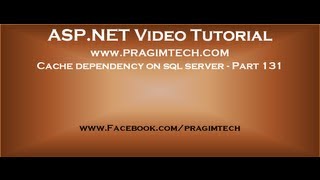 Cache dependency on sql server database table Part 131