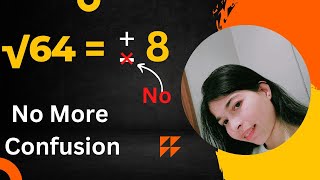 No More Confusion on Square Root🤓 #algebra #maths #squareroot #shorts #trending #youtube #shortsfeed