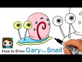 How to Draw Gary the Snail | SpongeBob SquarePants