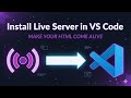 How to Install Live Server in VS Code (Step-by-Step Tutorial for Beginners | HTML Live Preview)