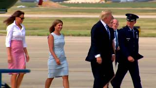 FIRST FAMILY: President Trump and Family Head To Bedminster, New Jersey For Holiday Weekend (FNN)