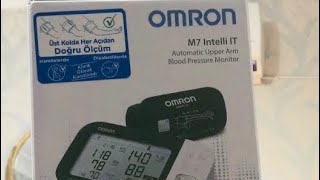 best sphygmomanometer unboxing/usage of omron m7 intelli it sphygmomanometer