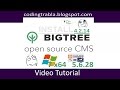 Install BigTree CMS 4.2.14 on Windows 7 localhost XAMPP 5.6.28 - open source PHP CMS byAO