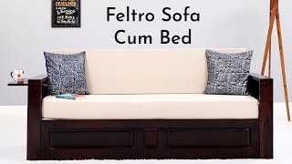 Sofa Bed -  Shop Feltro Sofa Cum Bed Online | Trendy Sofa Bed Design - Wooden Street