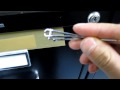 Picking a filing cabinet lock with a nail clipper