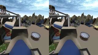VR Theme Park Google Cardboard 3D SBS 1080p Gameplay Virtual Reality video
