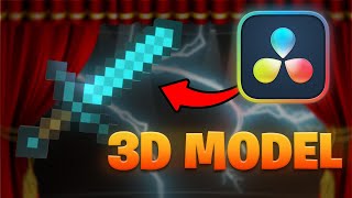 How To Import and Animate 3D Minecraft Objects in DaVinci Resolve