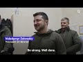 zelenskiy visits wounded soldiers at military hospital