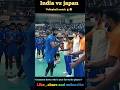 india vs japan Volleyball match #volleyball