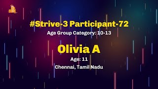 EGS KidStrive | Strive-3 Dance Competition | Participant-72 Olivia A