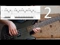 Metallica Orion bass lesson (2 of 4 - how to play SOLO) + bass tab