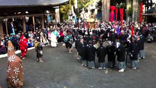 ２０１１年２月１１日仁淀川町の秋葉まつり（お神輿）