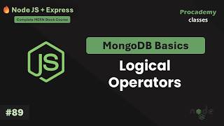 MongoDB Logical Operators Explained | Combine Multiple Conditions in MongoDB Queries | Part #89