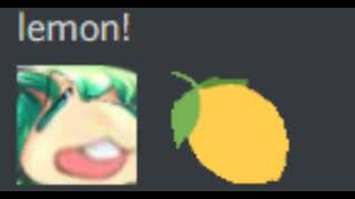 Gachapoid eats a lemon