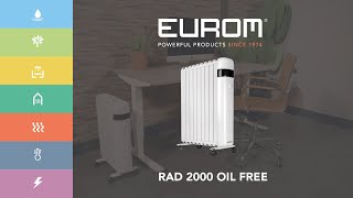 Eurom RAD 2000 Oil Free - radiator - EN